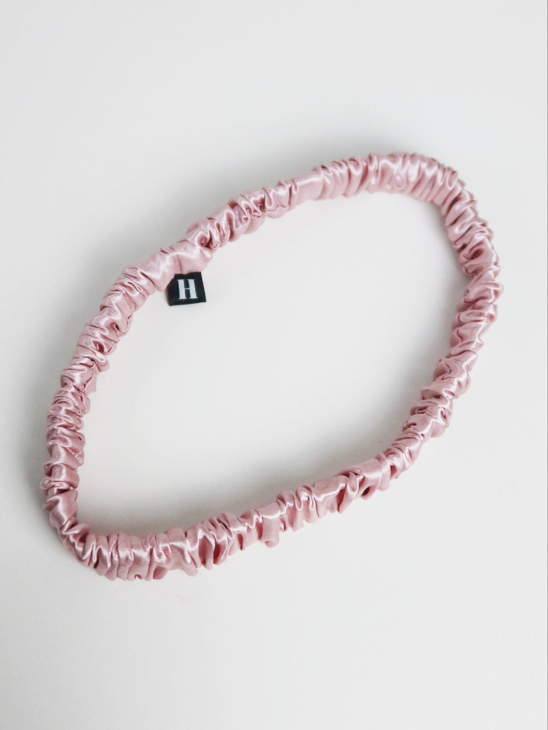 Thin Satin Headchie - Pink