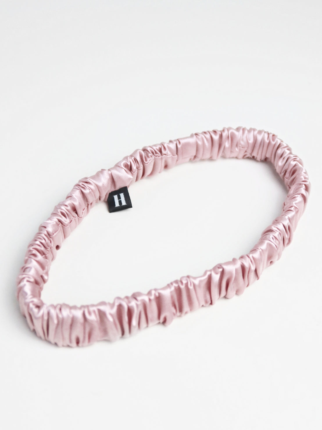 Thin Satin Headchie - Pink