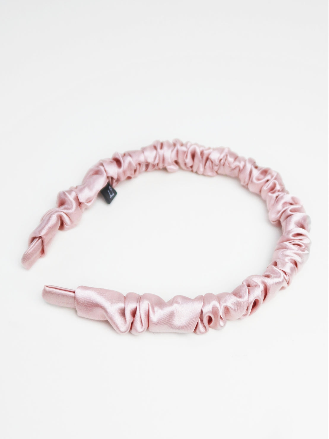 Pink Satin Headband - Slim