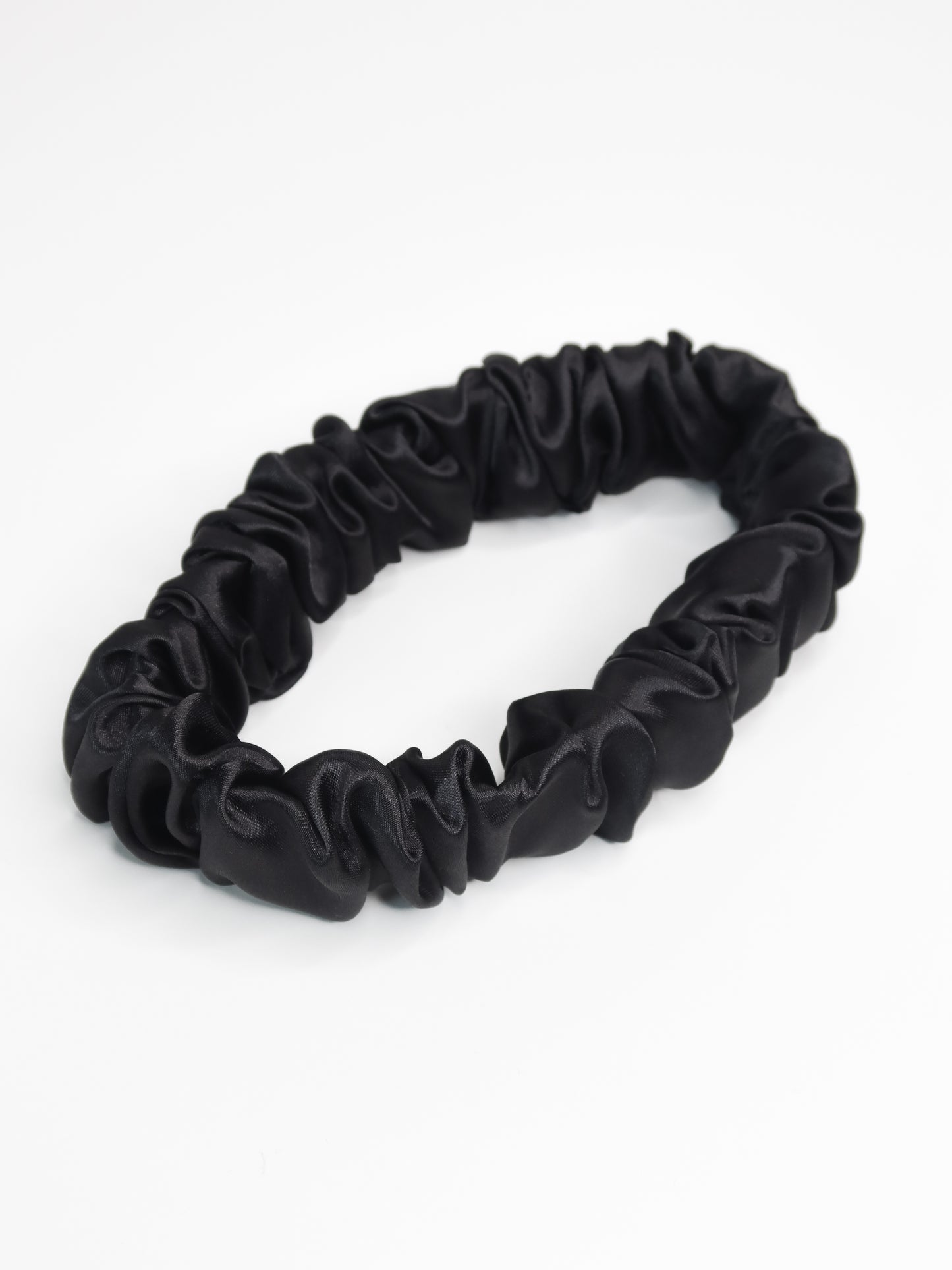 Silky Satin Headchie - Black