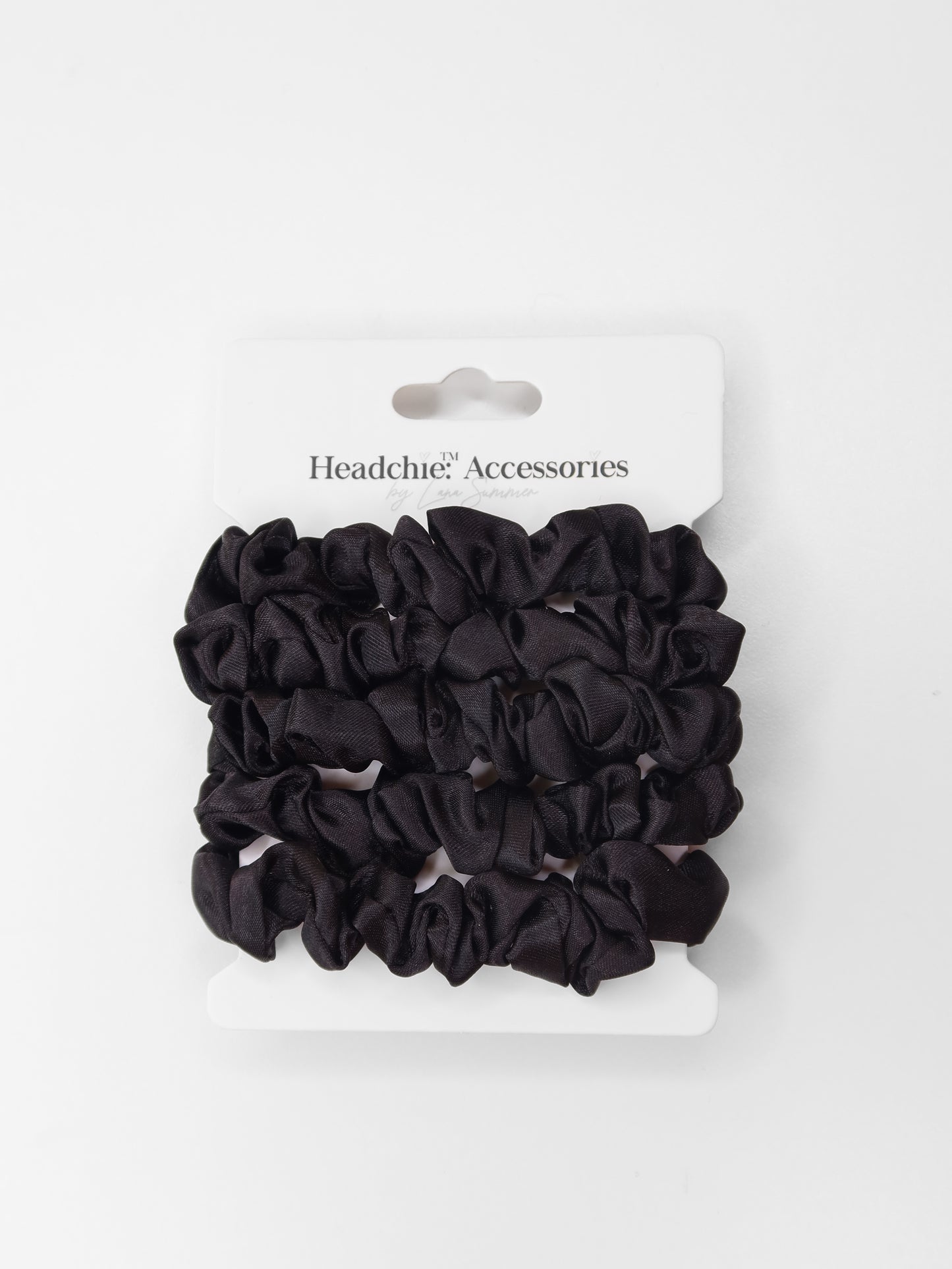 Mini Scrunchies Set - Black