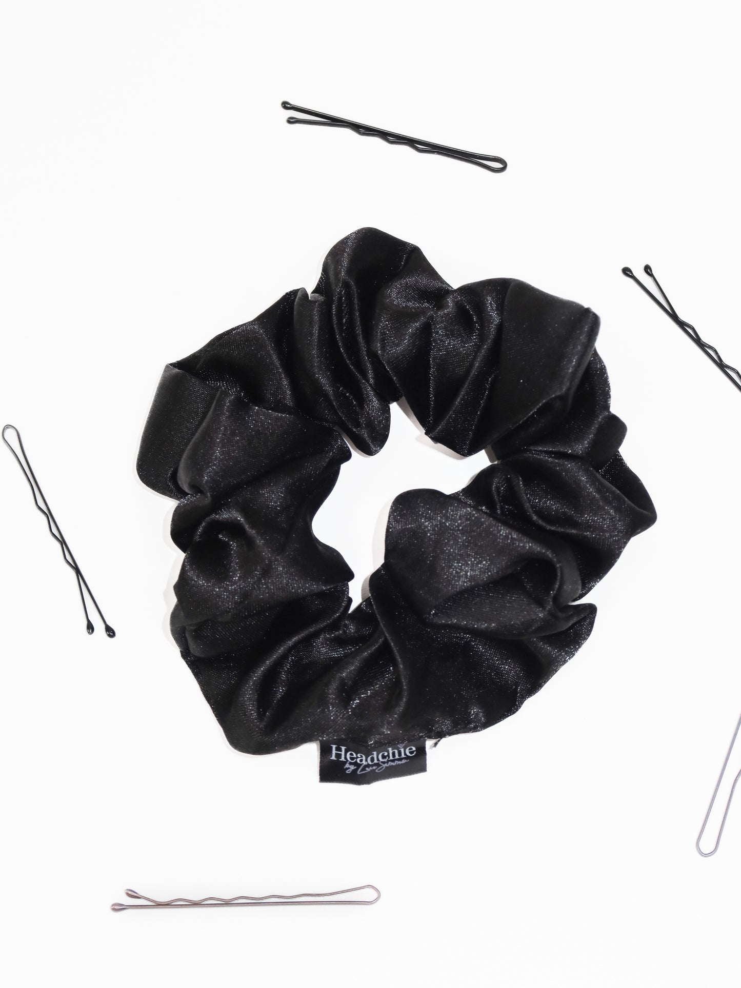 Satin Scrunchie - Black