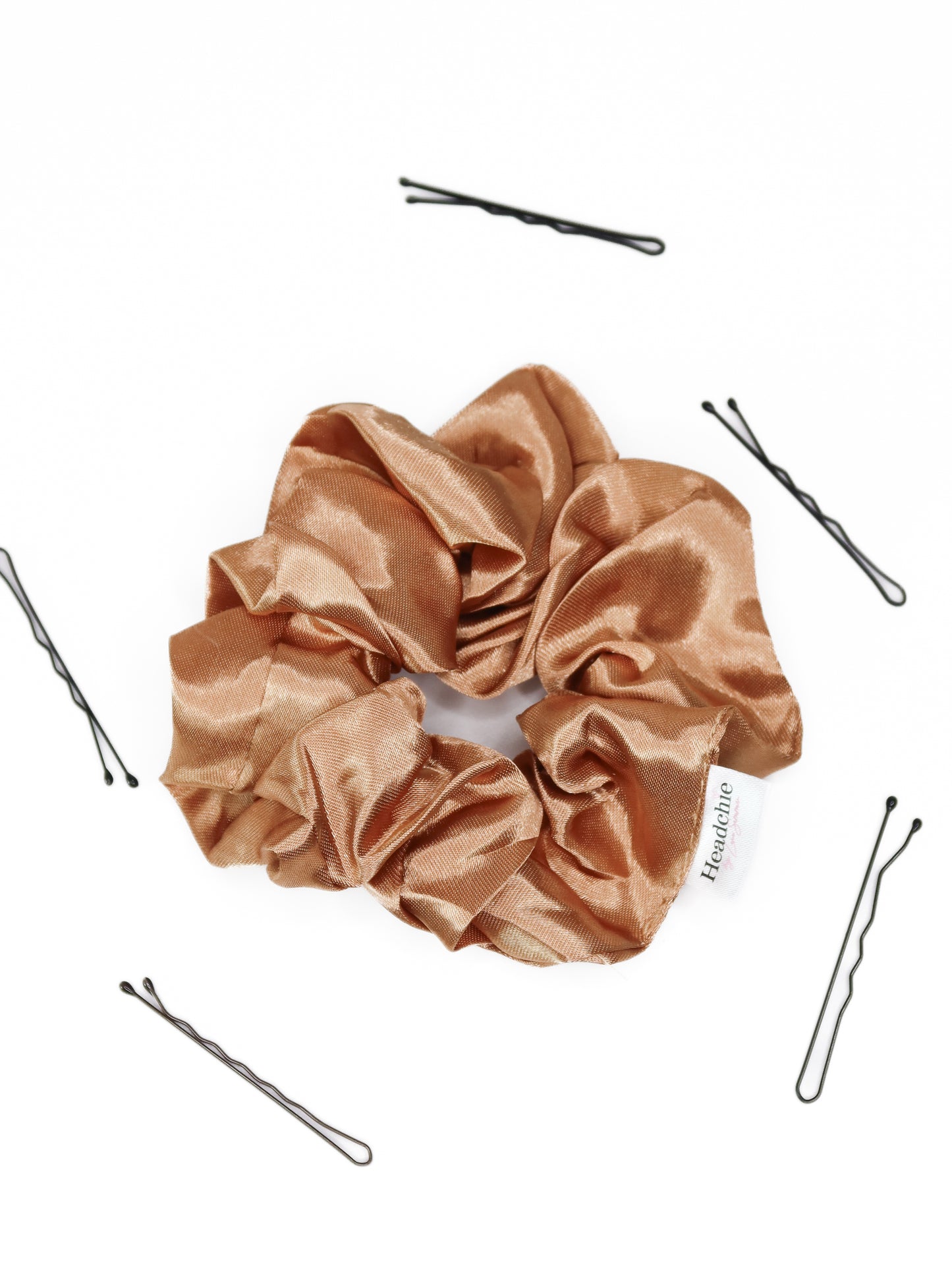 Satin Scrunchie - Dark Gold