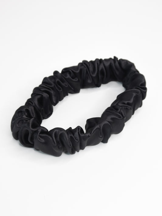 Silky Satin Headchie - Black
